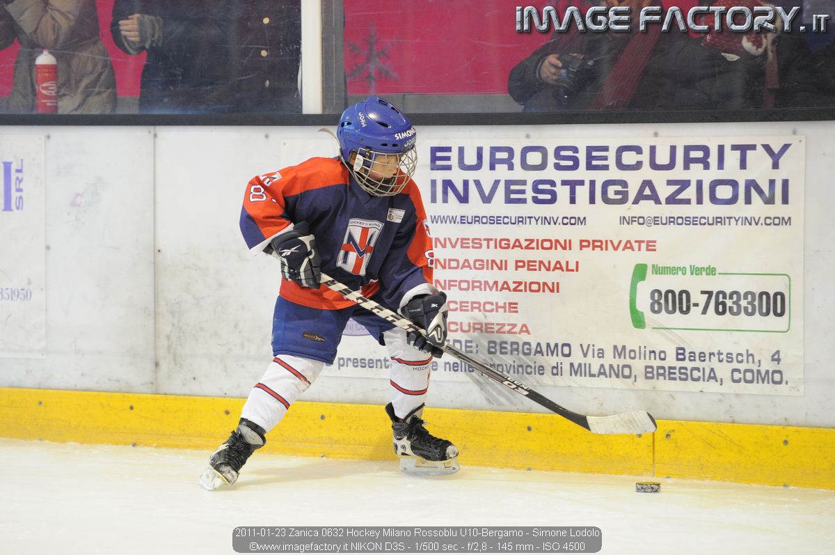 2011-01-23 Zanica 0632 Hockey Milano Rossoblu U10-Bergamo - Simone Lodolo